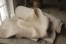 LINHO MACIO Tecido antigo vintage 12,5 jardas orgânico material de estofamento lavado comprar usado  Enviando para Brazil