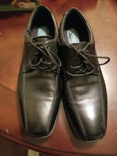 Florsheim Masculino Preto Revelador Bicicleta Boi Couro Vestido com Cadarço Sapato Casual 10,5 D, usado comprar usado  Enviando para Brazil