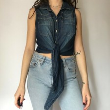 Camicia jeans donna usato  Ragalna