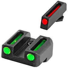 Usado, Conjunto de mira de fibra óptica vermelha frontal/verde traseira para Glock 42/43/43X/48 comprar usado  Enviando para Brazil
