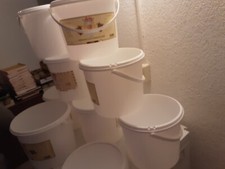 Eimer weiß lebensmittel gebraucht kaufen  Woldegk-Umland