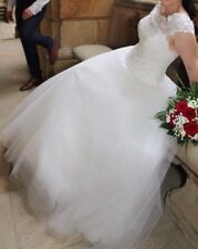 Brautkleid carmenausschnitt li gebraucht kaufen  Zapfendorf