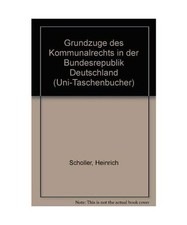Grundzuge kommunalrechts bunde gebraucht kaufen  Trebbin
