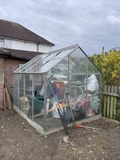 Greenhouse aluminium frame for sale  ASHFORD