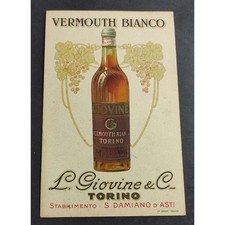 Cartolina vermouth bianco usato  Alessandria