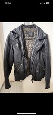Bikerjacke echt leder gebraucht kaufen  Dortmund