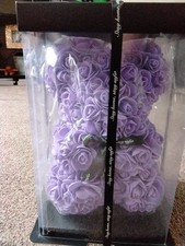 Purple foam teddy for sale  LEYLAND
