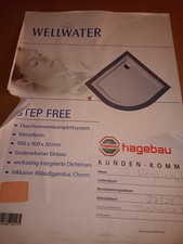 Duschtasse viertelkreis 900 gebraucht kaufen  Bad Camberg