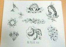 Máquina de Fotos Vintage 1976 Spaulding Rogers Tatuagem Flash Folha 69 Flores Sol comprar usado  Enviando para Brazil