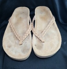 Chinelo feminino SANUK COSMIC YOGA JOY BRAID TAMANHO 9 TAN comprar usado  Enviando para Brazil