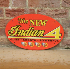 Enamel sign indian for sale  ANDOVER