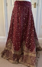 Heavy maroon gold for sale  TETBURY