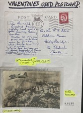 1958 Marlow England RPPC cartão postal capa para Camba ABEA Viking Over Windsor comprar usado  Enviando para Brazil