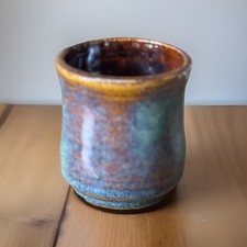 Usado, Frasco de cerâmica feito à mão Studio Art - para canetas escovas planta ar marcado esmalte gotejamento comprar usado Usado, Frasco de cerâmica feito à mão Studio Art - para canetas escovas planta ar marcado esmalte gotejamento comprar usado  Enviando para Brazil