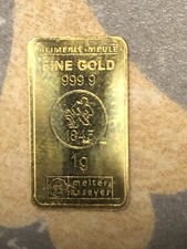 Goldbarren 999 feingold gebraucht kaufen  Nürnberg