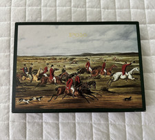 Vintage POLO RALPH LAUREN Caixa de Presente Fragrância Cena de Caça Equestre Decorativa comprar usado  Enviando para Brazil