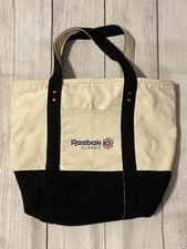 Bolsa tote de lona clássica vintage Reebok logotipo enorme com zíper Gemline, usado comprar usado Bolsa tote de lona clássica vintage Reebok logotipo enorme com zíper Gemline, usado comprar usado  Enviando para Brazil