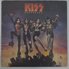 KISS LP Destroyer 1976 Blue ERROR Label Ships From USA, usado comprar usado  Enviando para Brazil