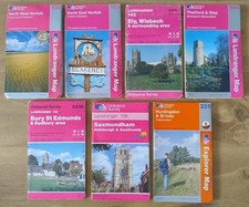 Job lot maps for sale  CAMBRIDGE