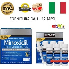 ⭐OFFERTA⭐MINOXìDìL5% - LOZIONE ANTICADUTA RICRESCITA CAPELLI ⭐KIT PER 1-12 MESI na sprzedaż  Wysyłka do Poland