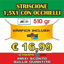 Striscione pubblicitario perso usato  Maddaloni