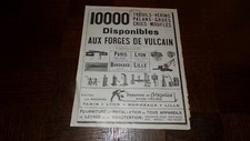 Publicité forges vulcain d'occasion  Vervins