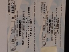 Concert coldplay places d'occasion  Cergy-