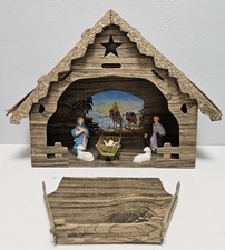Vintage cardboard nativity for sale  Simpsonville