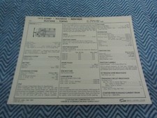 Usado, 1973 MERCURY COMET FORD MAVERICK V8 302 PÉS CÚBICOS EM FOLHA DE ESPECIFICAÇÕES 2-BBL comprar usado  Enviando para Brazil