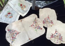 Vintage linens embroidered for sale  Gouldsboro