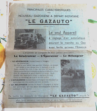 Ancienne publicite gazauto d'occasion  Lamalou-les-Bains