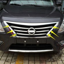 Tampa da grade dianteira cromada acabamento para Nissan VERSA SEDAN 2015 2016 2017 2018, usado comprar usado  Enviando para Brazil