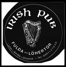 Werbe aufkleber irish gebraucht kaufen  Deutschland