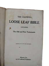 Caldwell loose leaf for sale  Alpharetta