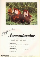 Pubblicita 1953 ferrania usato  Biella