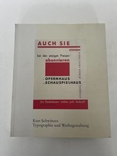 Kurt schwitters typographie gebraucht kaufen  Hamburg