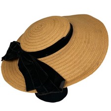 Vtg straw cartwheel for sale  Staunton