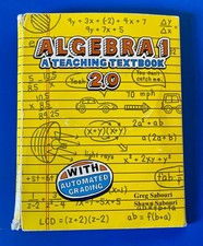 Algebra teaching textbooks for sale  Lester Prairie