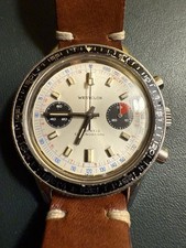 Usado, Deslumbrante Vintage Westclox Cronógrafo 38mm Valjoux 7733 Apenas Manutenção comprar usado  Enviando para Brazil