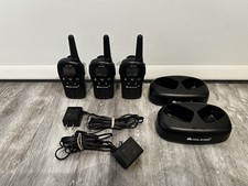 Midland X-tra Talk 3 peças conjunto de rádios walkie-talkie bidirecionais com 2 carregadores duplos comprar usado  Enviando para Brazil