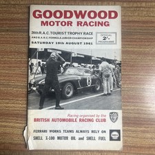 Goodwood motor racing for sale  COLCHESTER