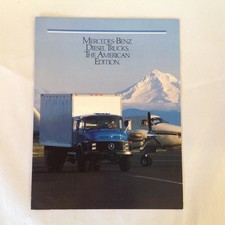 Usado, Folheto colorido vintage 1984 Mercedes-Benz Diesel Trucks the American Edition comprar usado  Enviando para Brazil