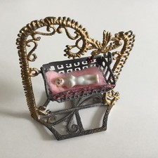 Antik miniatur zinnwiege gebraucht kaufen  Krefeld
