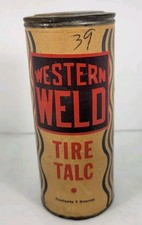 PNEU DE SOLDA WESTERN VINTAGE LATA TALC, usado comprar usado  Enviando para Brazil