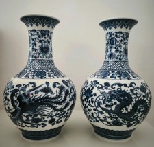 Vases chinois bleu d'occasion  Leffrinckoucke