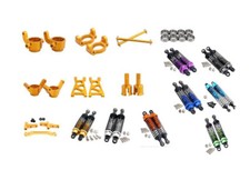 Peças de upgrade de metal alumínio para caminhão buggy elétrico off road Himoto E18XB 1/18 comprar usado  Enviando para Brazil