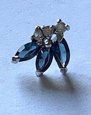 saphir ohrschmuck gebraucht kaufen  Illertissen