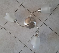 Lampadario plafoniera acciaio usato  Italia