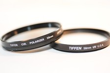 Usado, 2 filtros polarizador circular Tiffen 58mm e UV para lente Nikon Canon Sigma Sony comprar usado  Enviando para Brazil