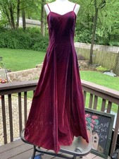 Vtg burgundy velvet for sale  Lake Hopatcong
